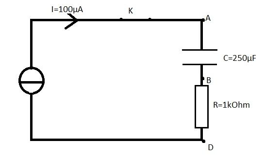 Charge d\'un condensateur