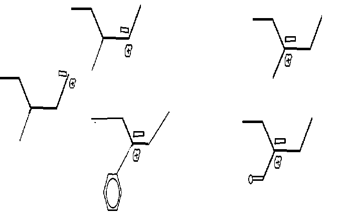classement de carbocation par de stabilit croissante