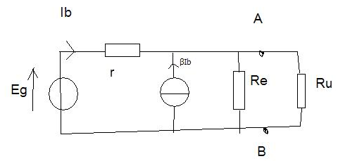 Modele equivalent de thevenin