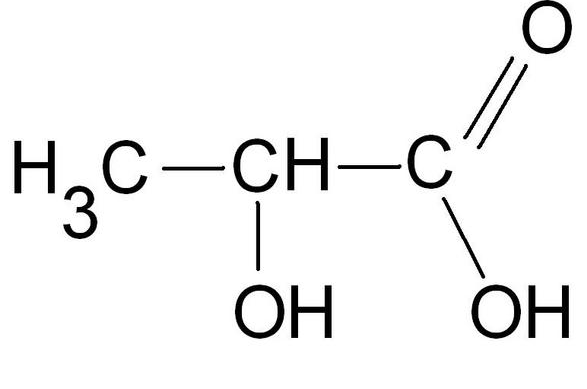 Acide lactique, compos organique oxygn.