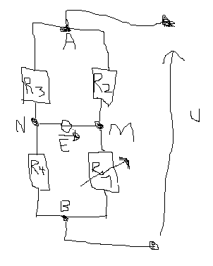 pont de 4 resistors
