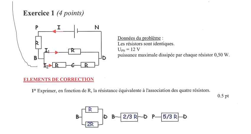 resistance equvalente
