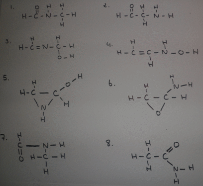 Exercice de Chimie sur les molcules