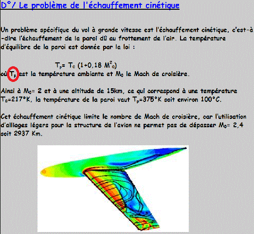TPE Concorde question de physique