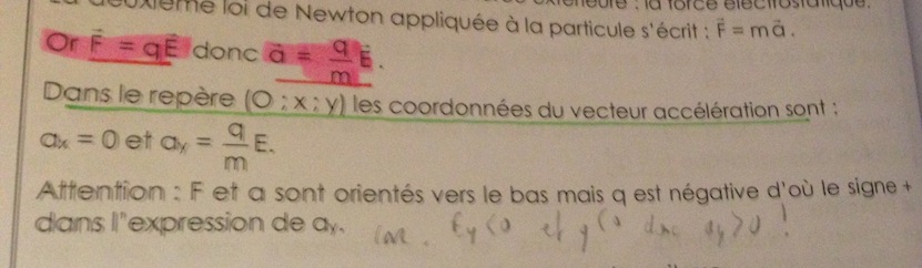 Coordonnes du vecteur acclration dans un repre