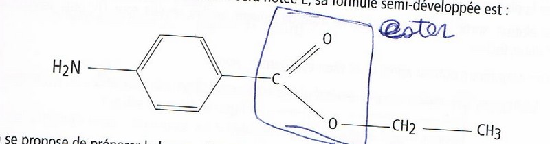  Synthse d\'un mdicament : la benzocane 