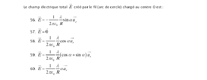 Exercice lectrostatique 