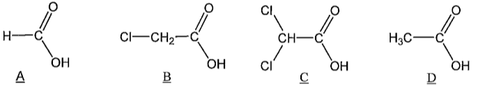 Effets inducteur/msomres: classer des molcules par acidit
