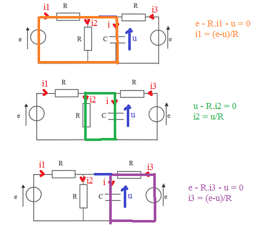 Evolution d\'une tension aux bornes d\'un condensateur