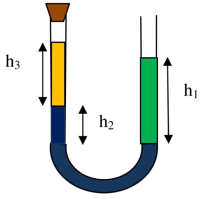 Statique avec des fluides dans un tube