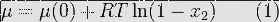 Potentiel chimique