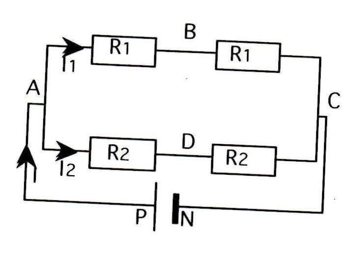 Etude d\'un circuit avec une pile.