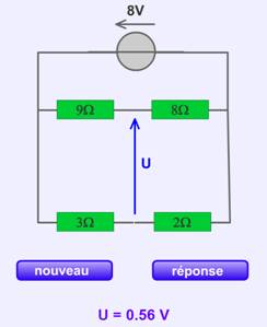 Calcul de tension