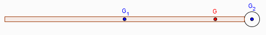 Centre d\'inertie d\'une canne