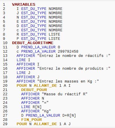 1S Algorithme Energie libre