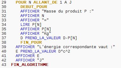 1S Algorithme Energie libre