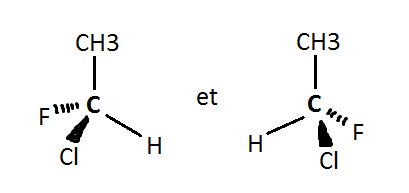 Enantiomre (petite question)