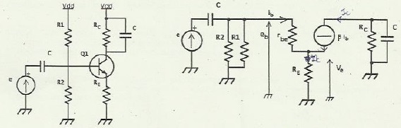 Electronique - polarisation d\'un montage collecteur commun