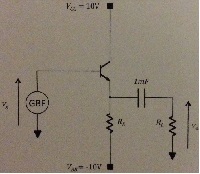 Polarisation d\'un transistor