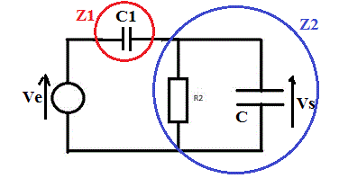 Fonction de transfert circuit RC