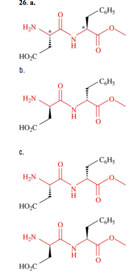 Molcule d\'aspartame