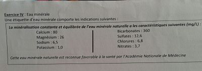 Eau minral