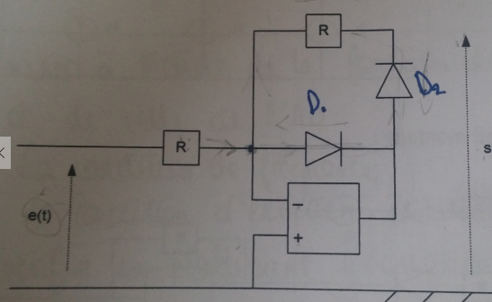 Fonction d\'un montage  ALI et diode