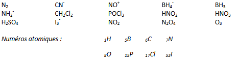 Electrons de valence et structure de Lewis