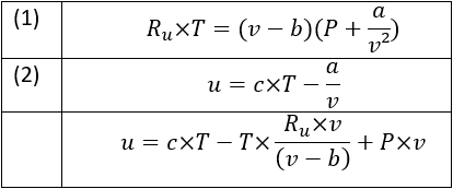 Determiner cp et cv (THERMO)