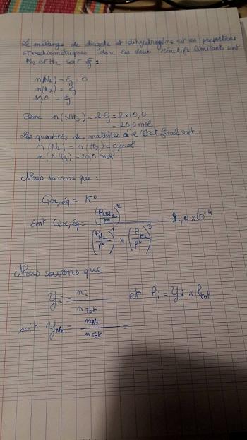 Synthse de l\'Ammoniac