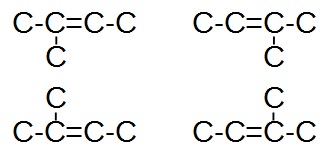 Formule semi-dvelopper, chimie organique. 