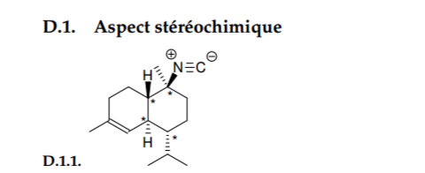 Nombre de stereoisomeres quand 2 cycles accols 