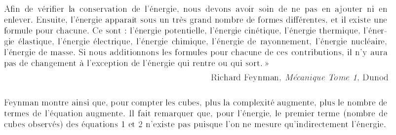 exercice analogie de Feynman 