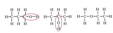 Formules dveloppes de C3H8O