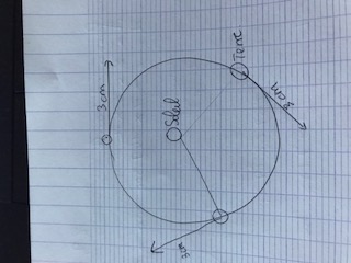 vitesse de rotation de la terre autour du soleil