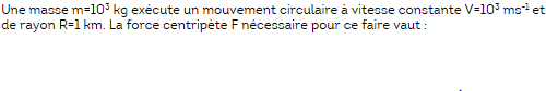 force centripte 