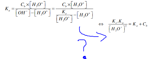 pH d\'un Cas particulier d\'une base faible