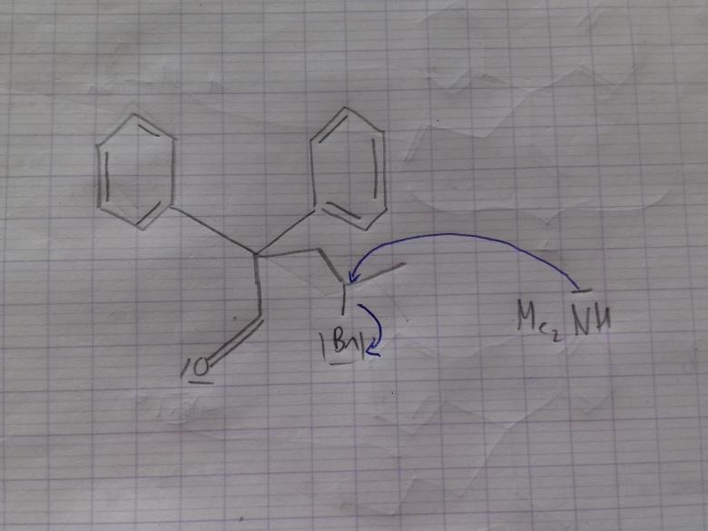 Action du dimthylamine Me2NH
