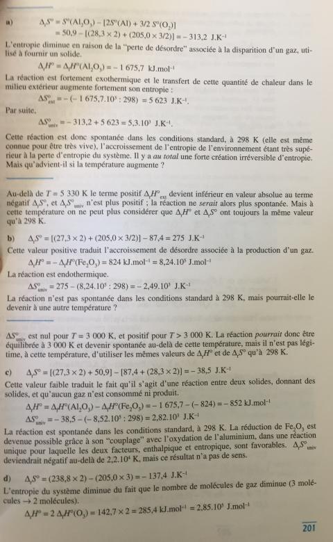 problme avec l\'entropie