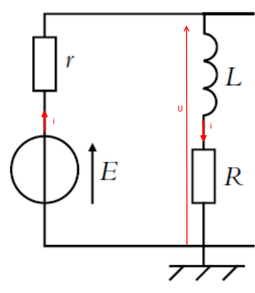 Tension au borne d\'une bobine
