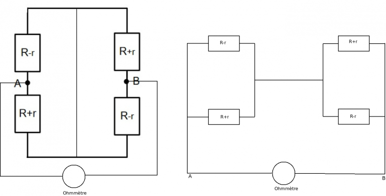 Exercice circuits electrique quivalence