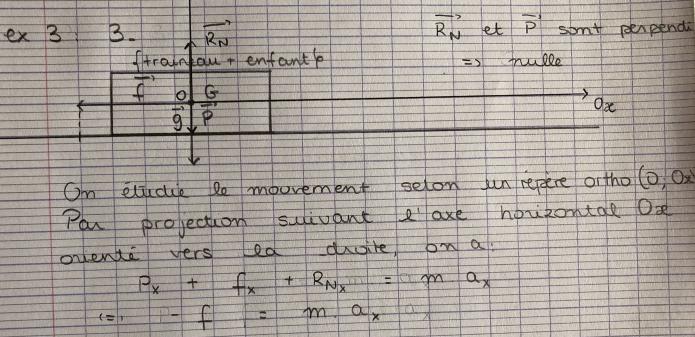 Exercices Lois de Newton