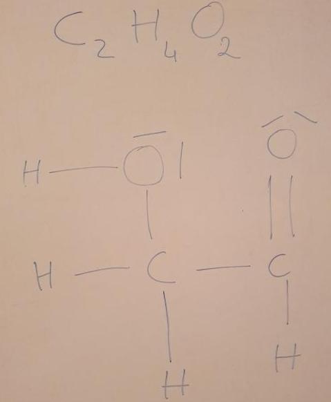 Formule Lewis acide ethanoique