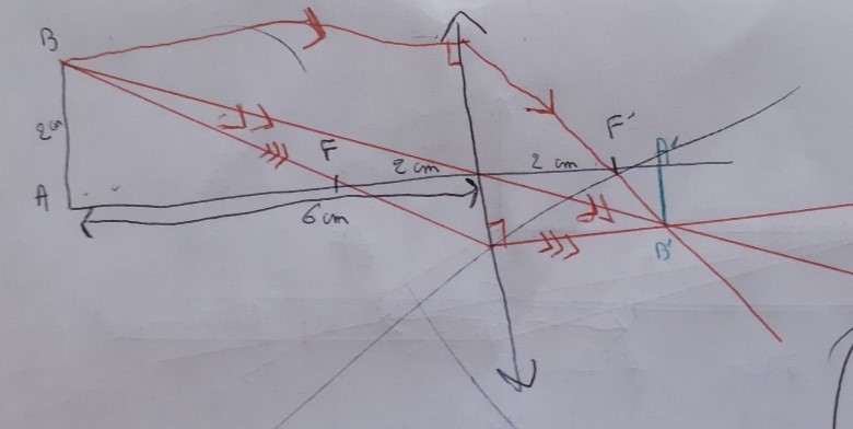 Dm Trac et calcul (lentilles convergentes minces)