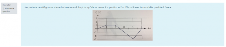 Exercice travail d\'une force, premire anne de prpa