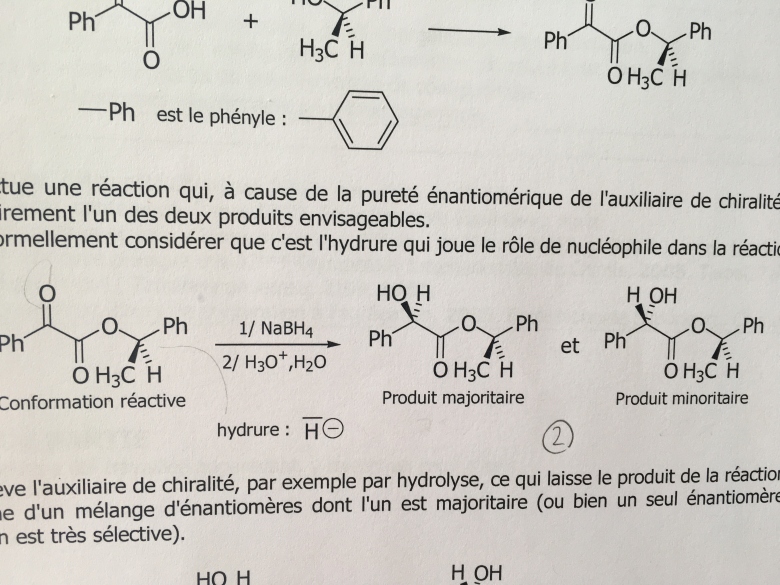 Excs diastereoisomerique 