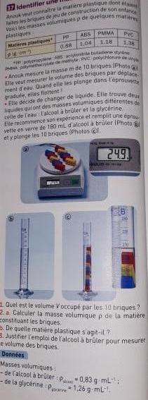 Identifier une matire plastique 