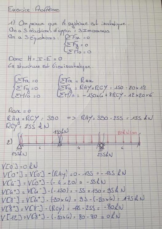 RDM - Contrainte et flexion