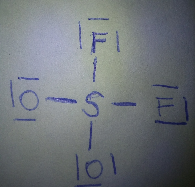 Formule Lewis d\'une molecule ionique