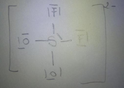 Formule Lewis d\'une molecule ionique